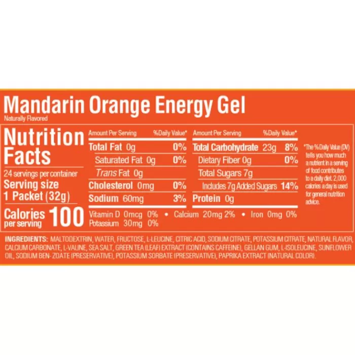 GU Energy Gel Caffeine (Mandarin Orange) Flash Sale