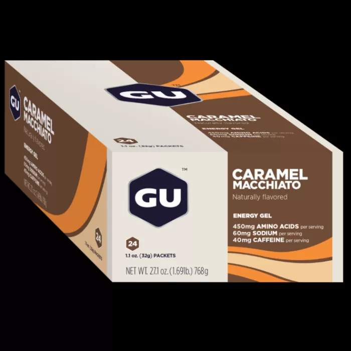 GU Energy Gel Caffeine 24x32g (Caramel Macchiato) Best