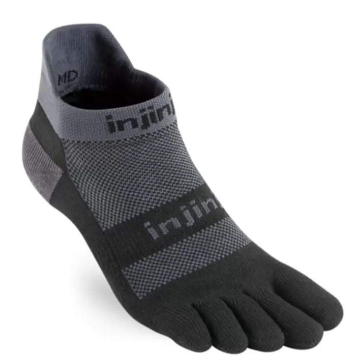 Injinji Performance Run Mid Weight No-Show Gris Clearance