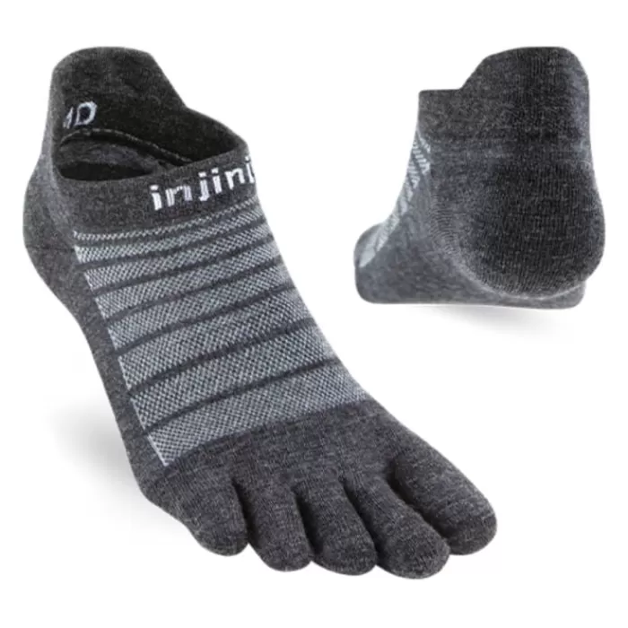 Injinji Run Lightweight No Show Nuwool Gris Hot