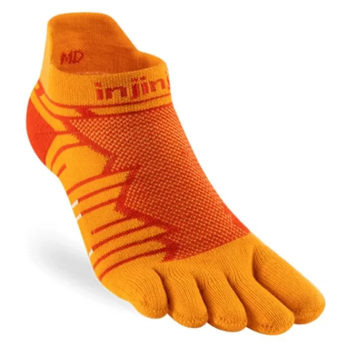 Injinji Ultra Run Mid Weight No-show Naranja New