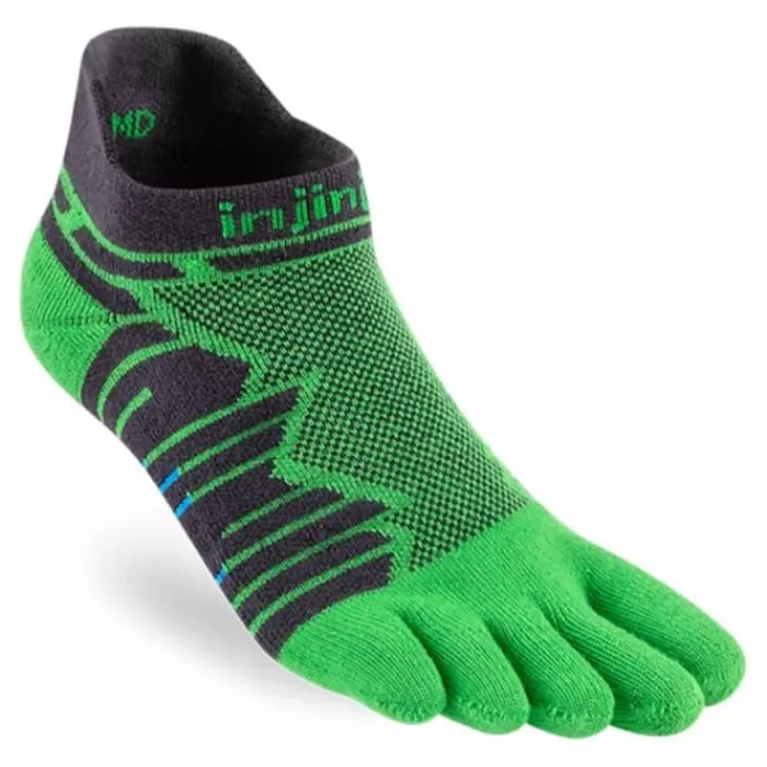 Injinji Ultra Run Mid Weight No-show Verde Outlet