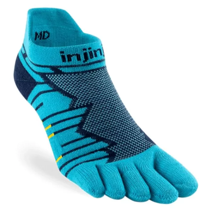 Injinji Ultra Run Mid Weight No-show Azul Store