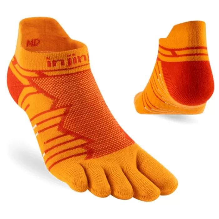 Injinji Ultra Run Mid Weight No-show Naranja New