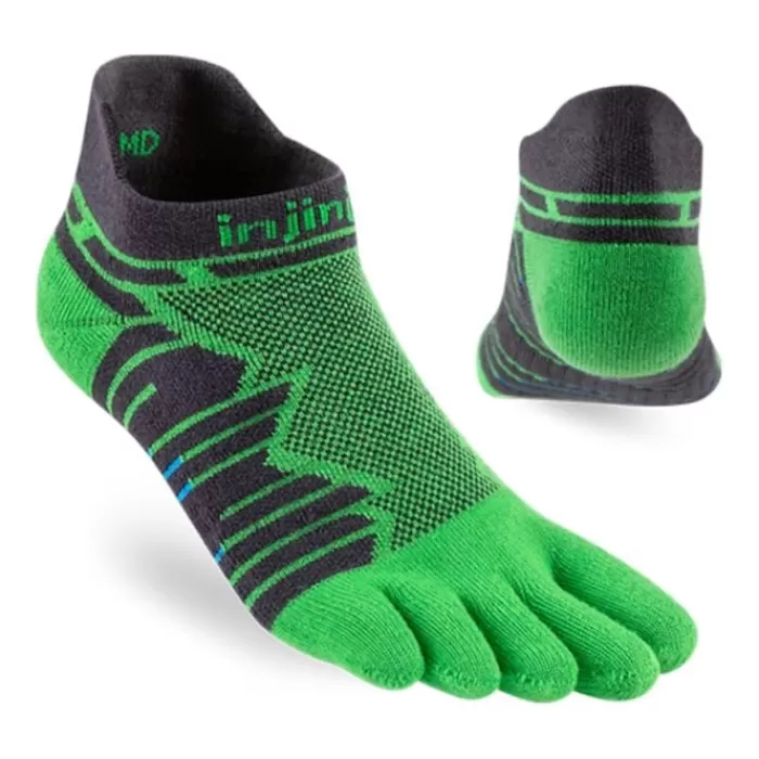 Injinji Ultra Run Mid Weight No-show Verde Outlet