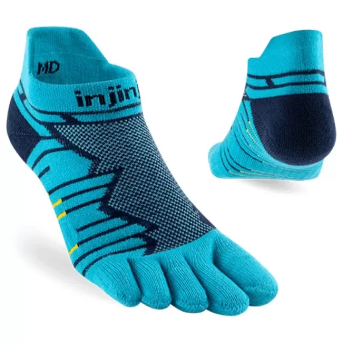 Injinji Ultra Run Mid Weight No-show Azul Store