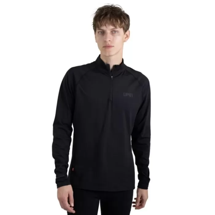 Lipati Calvus Zip Warm Shirt Negro Sale