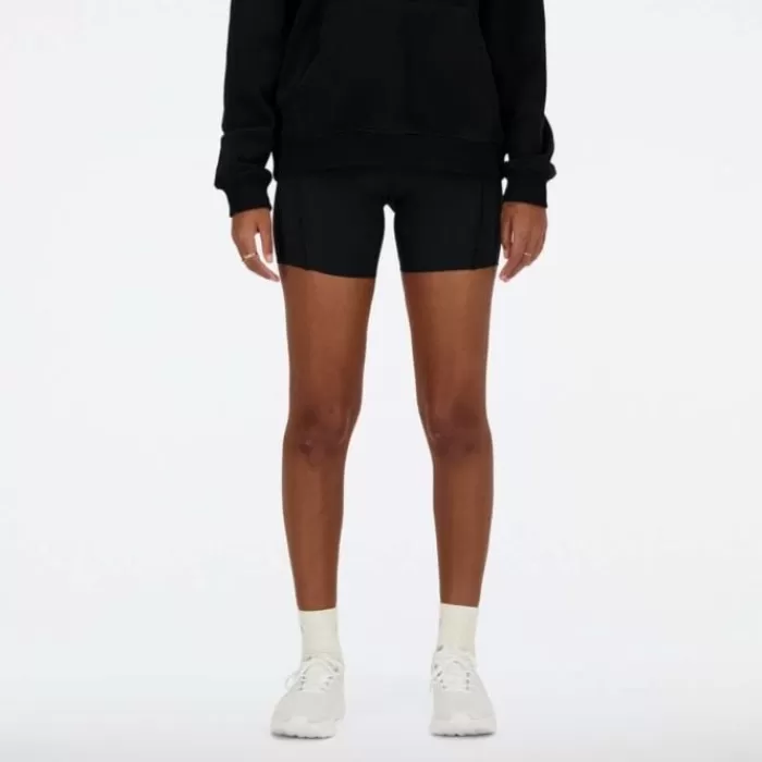 New Balance Athletics 6 Inch Fitted High Rise Pkt Short Negro Hot
