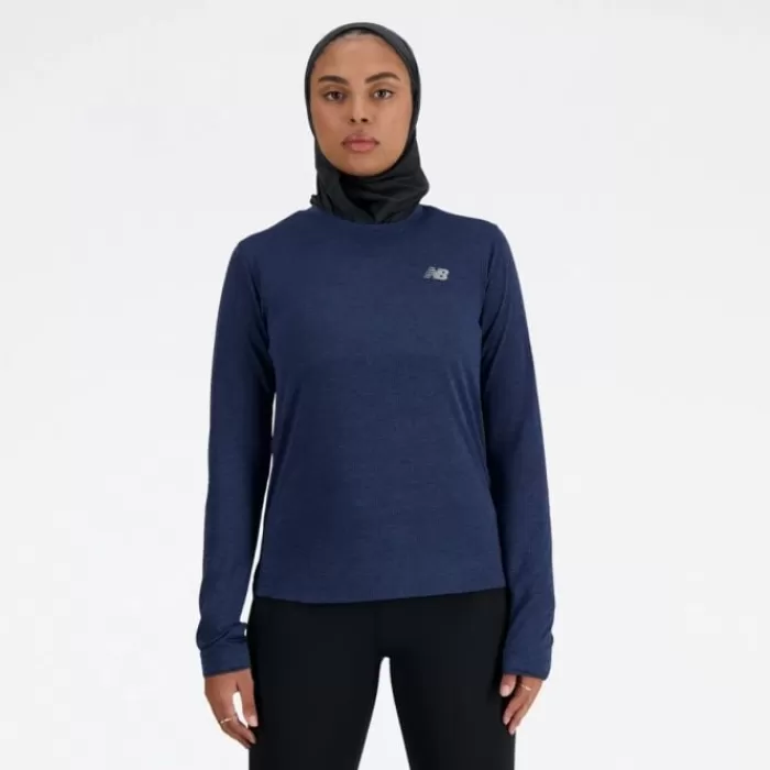 New Balance Athletics Long Sleeve Azul New