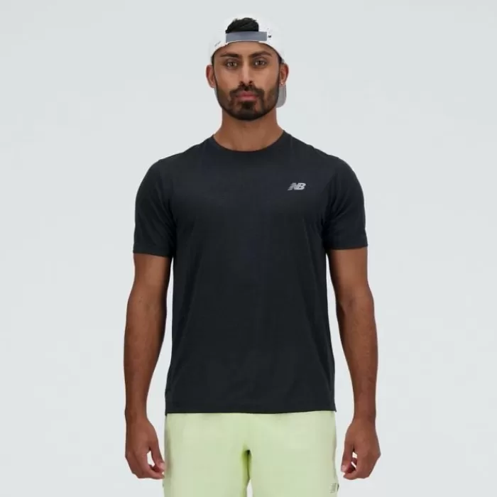 New Balance Athletics Run T-shirt Negro Hot