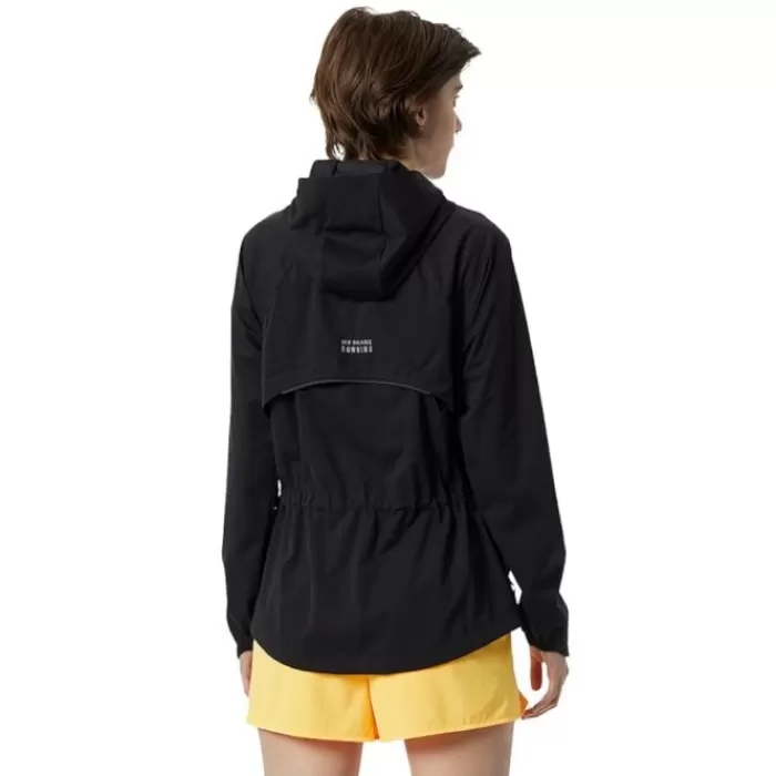 New Balance Elite Run Water Defy Jacket Negro Cheap