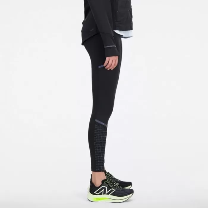 New Balance Impact Run Luminous Heat Tights Negro Hot