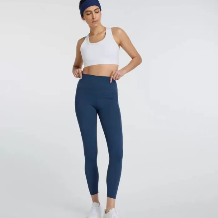 New Balance NB Harmony Pocket High Rise Legging 25" Azul Clearance