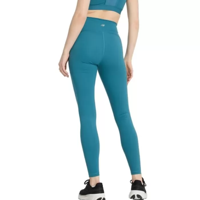 New Balance NB Sleek Pocket High Rise Legging 27" Azul New