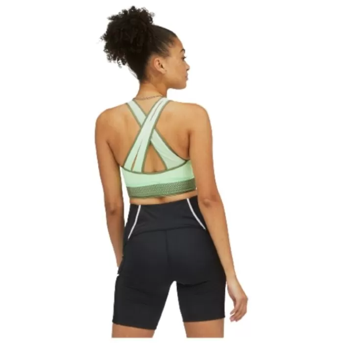 New Balance Q Speed Bra Top Verde Clearance