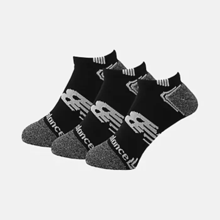 New Balance Run No Show Sock 3-Pack Negro Best Sale