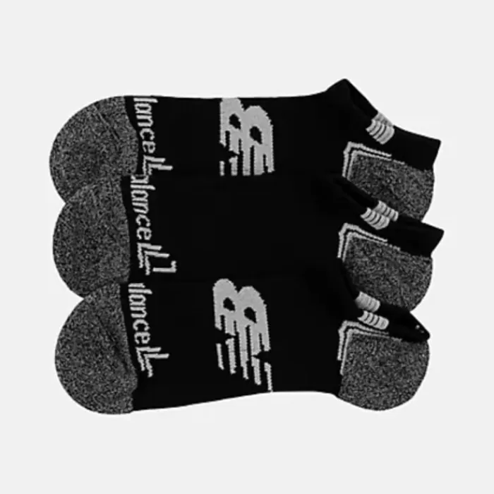 New Balance Run No Show Sock 3-Pack Negro Best Sale