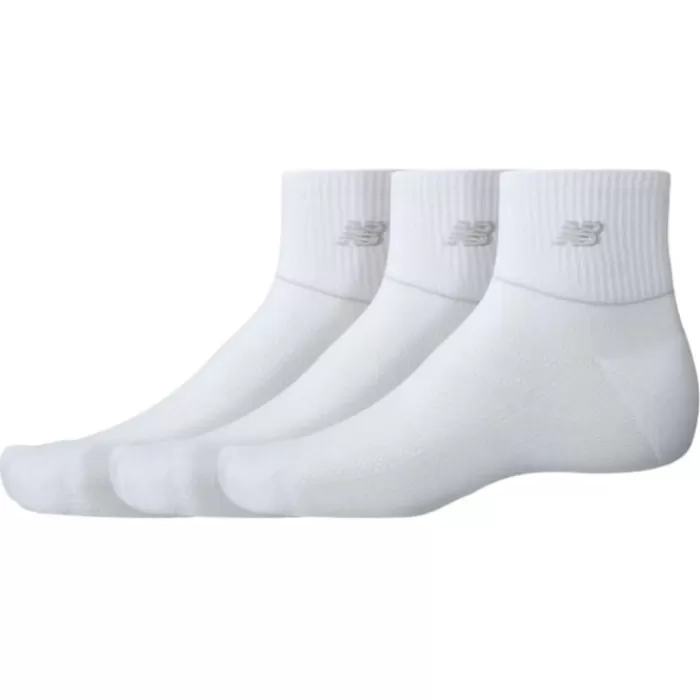 New Balance Running Repreve Ankle Socks - 3 Pack Blanco Cheap