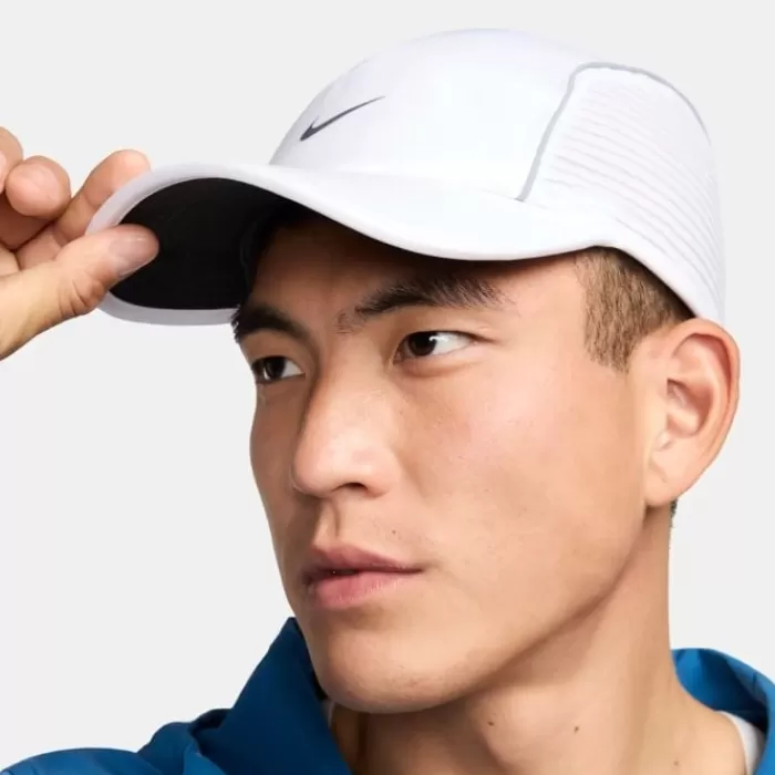 Nike Dri-Fit Advanced Fly AeroBill AeroAdapt Cap Blanco Flash Sale