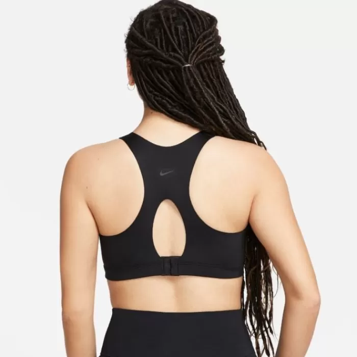 Nike Dri-Fit Alpha Zip-Front Bra Negro New