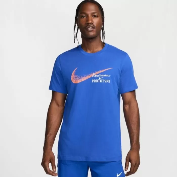 Nike DRI-FIT Founders Short Sleeve Tee Azul Shop