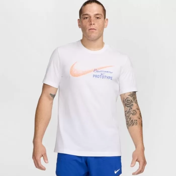 Nike DRI-FIT Founders Short Sleeve Tee Blanco Flash Sale