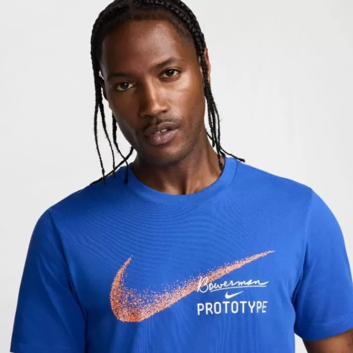 Nike DRI-FIT Founders Short Sleeve Tee Azul Shop