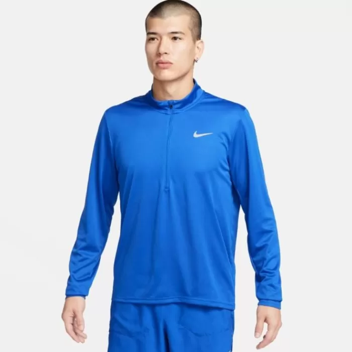 Nike Dri-FIT Pacer Half Zip Long Sleeve Tee Azul Discount