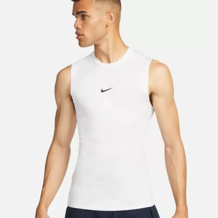 Nike Dri-FIT Pro Tank Blanco Cheap