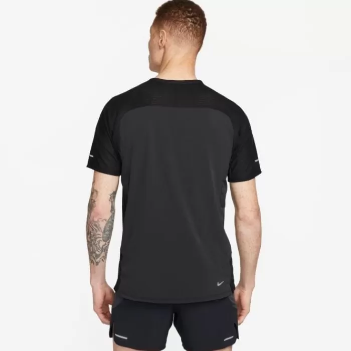 Nike Dri-FIT Solar Chase Short Sleeve Tee Negro Fashion