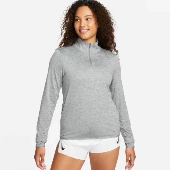 Nike Dri-FIT Swift Element UV Half Zip Gris Flash Sale