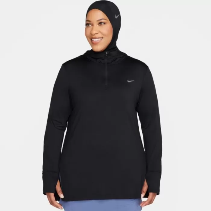 Nike Dri-FIT Swift Element UV Hooded Half Zip Jacket Negro Hot