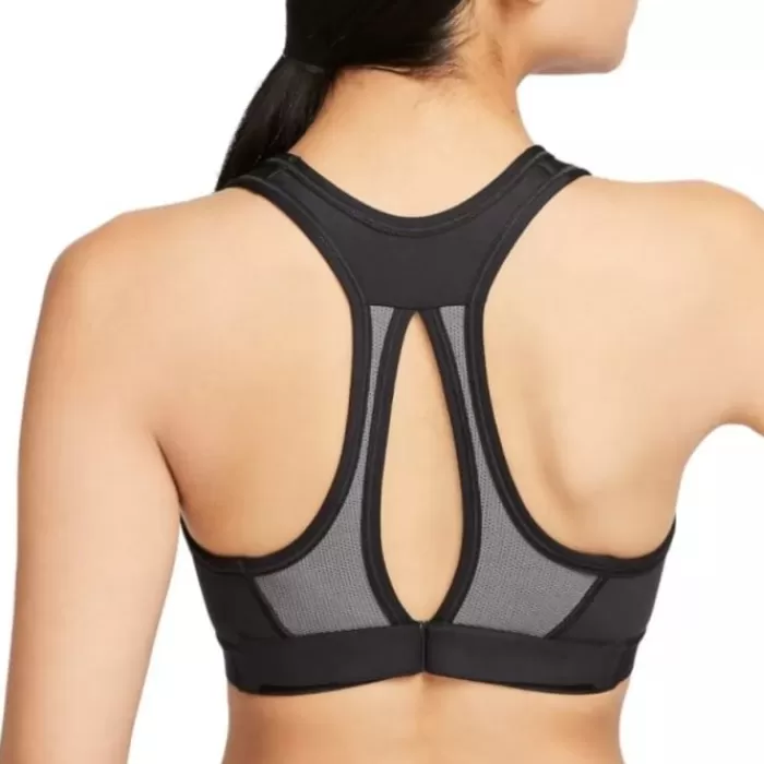 Nike Dri-FIT Swoosh High Support Bra Negro Best Sale