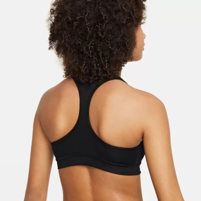 Nike Dri-FIT Swoosh Sports Bra Negro Cheap