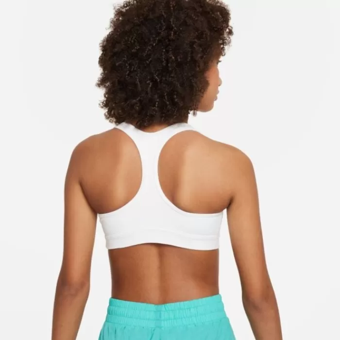 Nike Dri-FIT Swoosh Sports Bra Blanco Store