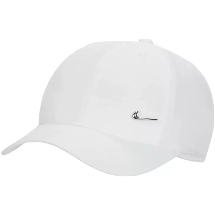 Nike Dri-FIT Unstructured Metal Swoosh Cap Blanco Outlet