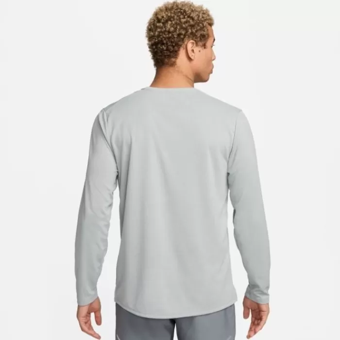 Nike Dri-FIT UV Miler Long Sleeve Tee Gris Clearance