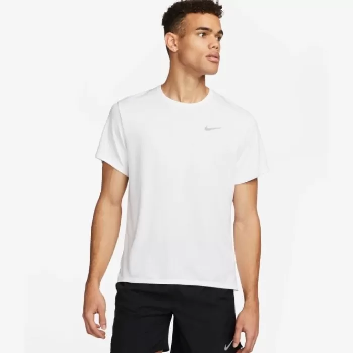 Nike Dri-Fit UV Miler Short Sleeve Tee Blanco Fashion