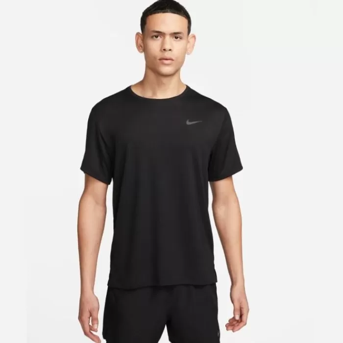 Nike Dri-Fit UV Miler Short Sleeve Tee Negro Fashion