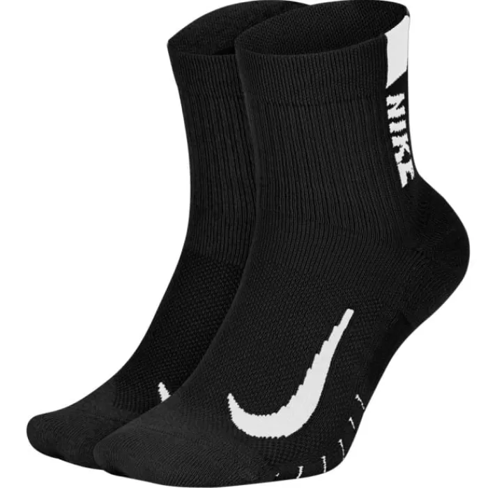 Nike Multiplier Ankle 2-Pack Socks Negro New