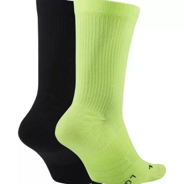 Nike Multiplier Crew 2-Pack Socks Verde Fashion