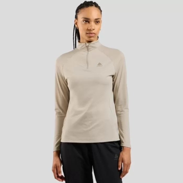 Odlo Essentials Ceramiwarm Mid Layer Half Zip Gris Fashion