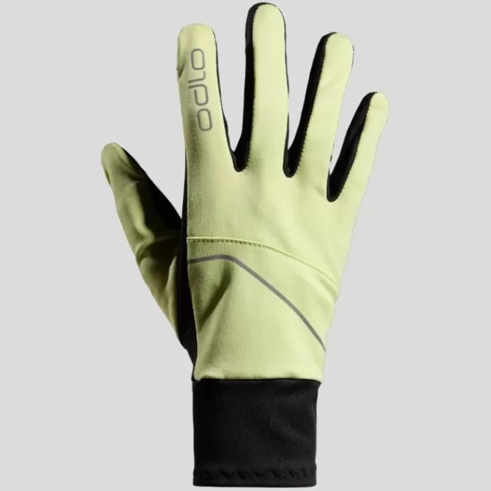 Odlo Gloves Intensity Safety Light Verde Discount