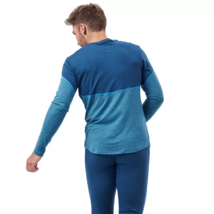 Odlo Top Crew Neck Long Sleeve Perfomance Azul Online