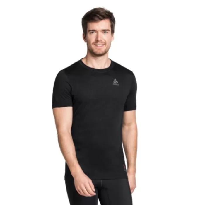 Odlo Top Crew Neck Short Sleeve Negro Flash Sale