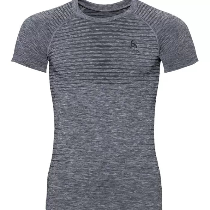 Odlo Top Crew Neck Short Sleeve Performan Gris Discount