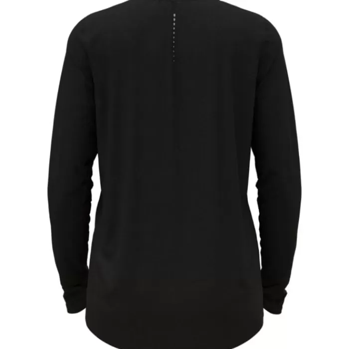 Odlo T-shirt Crew Neck Long Sleeve Zeroweight Negro Hot