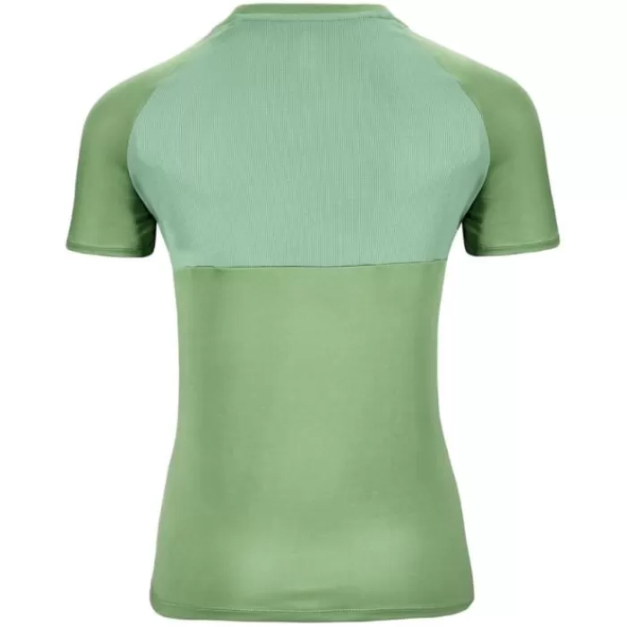 Odlo T-Shirt Crew Neck Short Sleeve Essential Verde Clearance