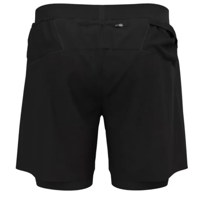 Odlo X-Alp Trail 6 Inch 2-In-1 Shorts Negro Best