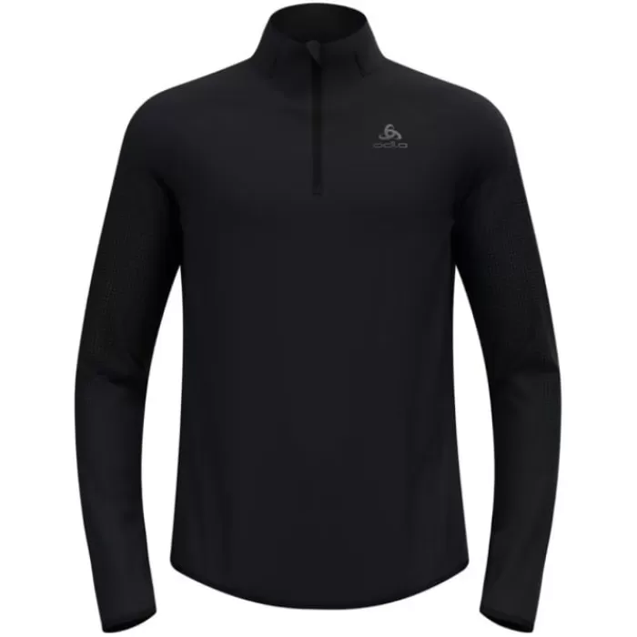 Odlo Zeroweight Mid Layer Warm Half Zip Negro Best